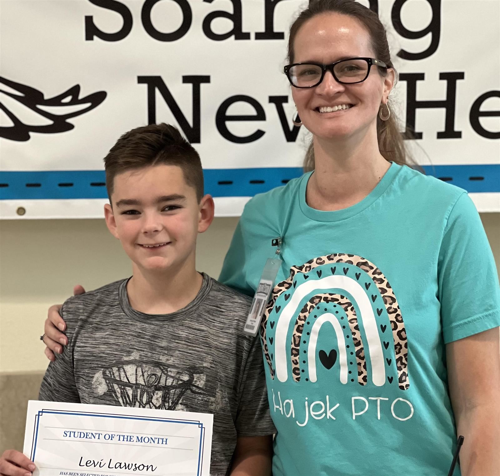  Photo of december student of the month levi